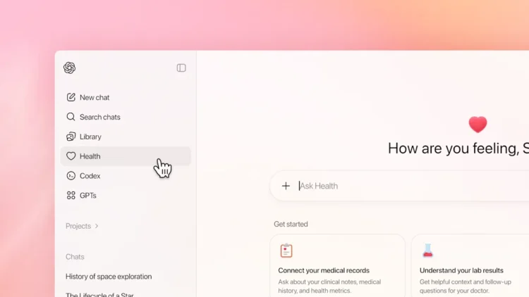 OpenAI anuncia una nueva herramienta en ChatGPT enfocada en la salud y el bienestar 1 OAI ChatGPT Health Wayfinding 16 9