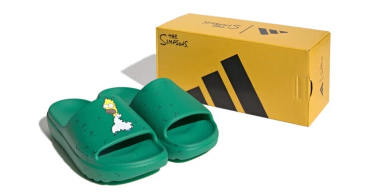 Cuando un meme crea productos: las nuevas adidas Adilette Slides de Homero Simpson 1 PORTAL 2026 01 16T161023.871