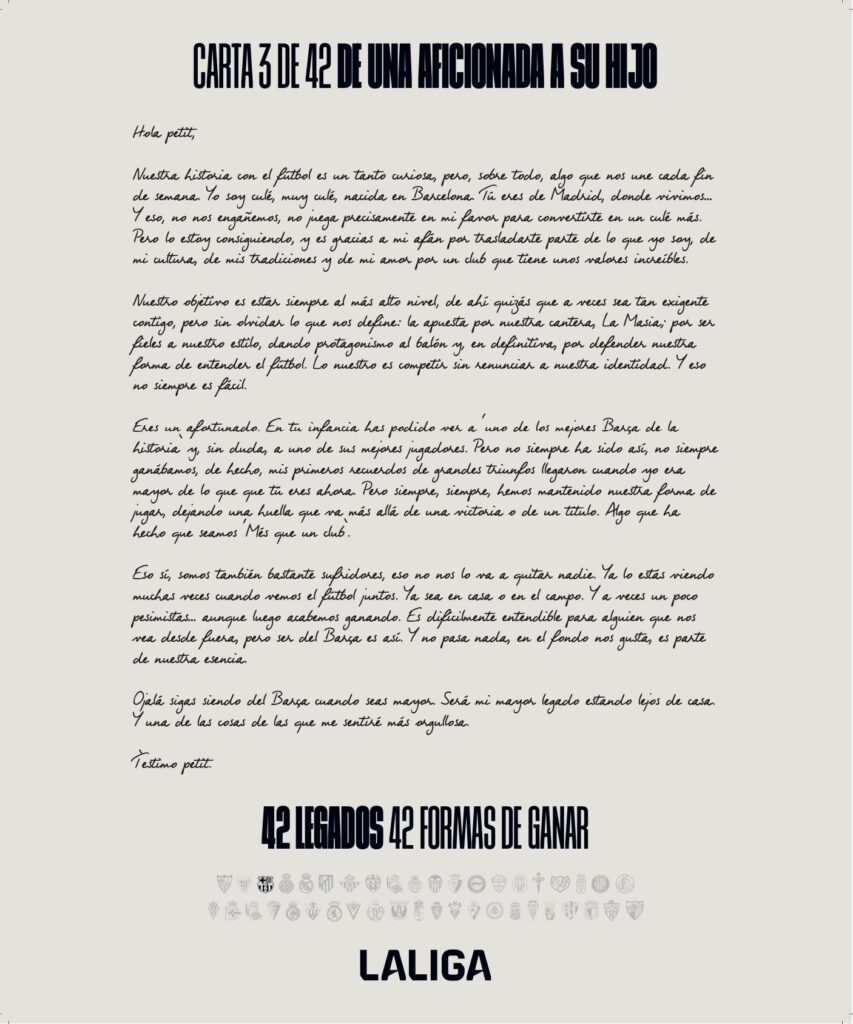 carta laliga 42 legados