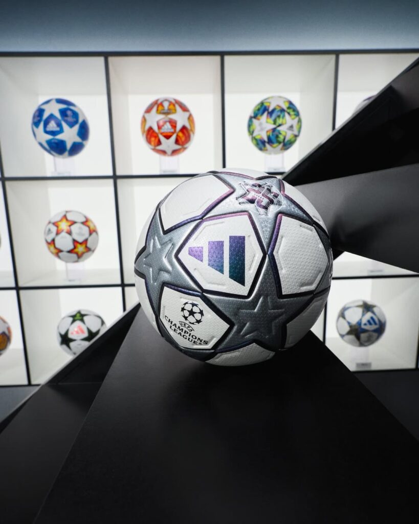 adidas celebra 25 años de historia de la Champions League con un balón conmemorativo 2 twenty five years of moments written in the stars. ⭐️⚽️ meet the 2026 UEFA Champions League Ann