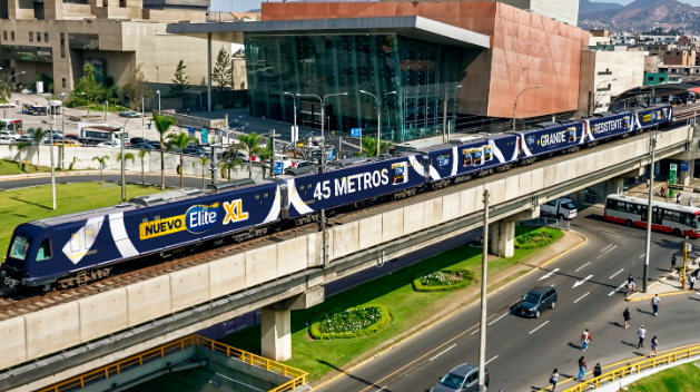 Elite XL presenta su nuevo formato de 45 metros en la Línea 1 del Metro de Lima 1 portal softys