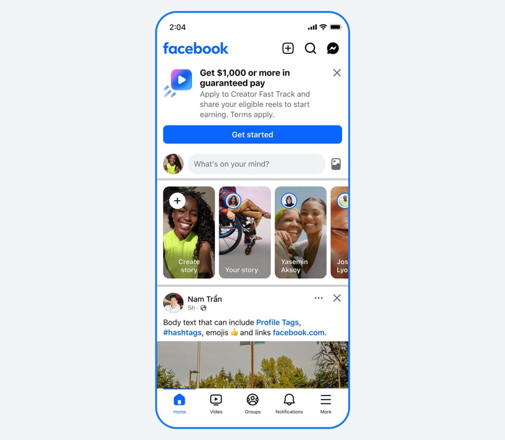 Plataforma Creator Fast Track.