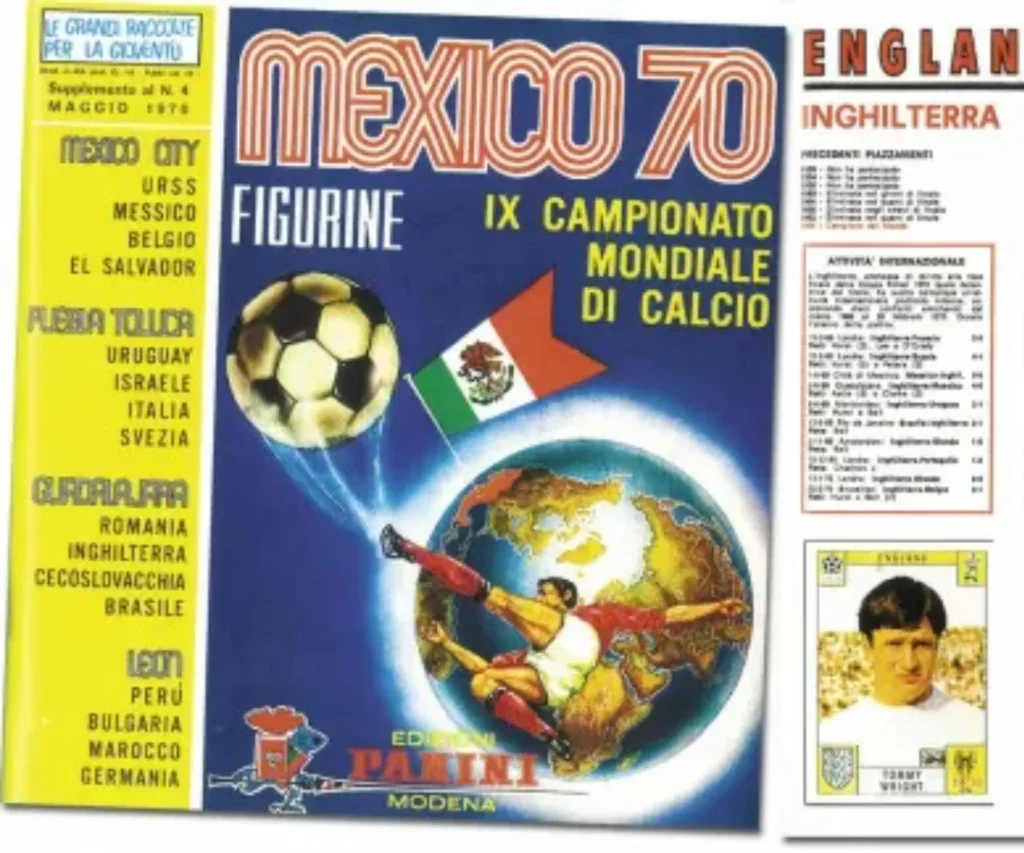 ALBUM PANINI MEXICO 1970