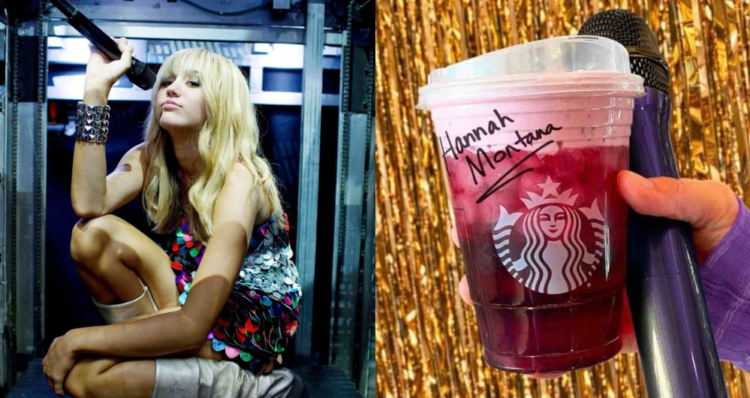 Starbucks lanza bebida secreta inspirada en Hannah Montana