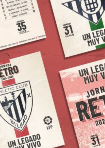 LALIGA revive la memoria de sus clubes con su primera Jornada Retro