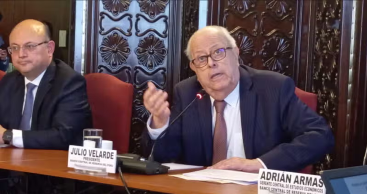 Banco Central de Reserva sube proyección del PBI del Perú a 3.2% para 2026 1 Julio Velarde, presidente del BCRP. Fuente: RPP