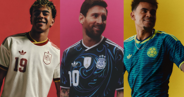 adidas presenta 25 camisetas away para el Mundial 2026