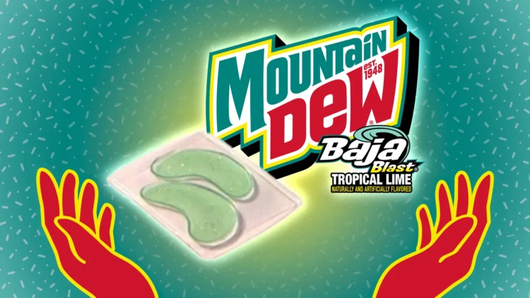 NEWS MOUNTAIN DEW BAJA BLAST UNDER EYE PATCHES REVEAL 2026 HEADER