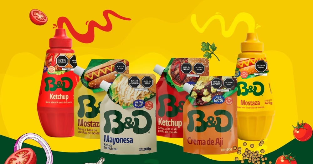 B&D presenta su rebranding con "Somos Mezcla": una apuesta moderna y con gran sabor en la categoría salsas 2 B&D