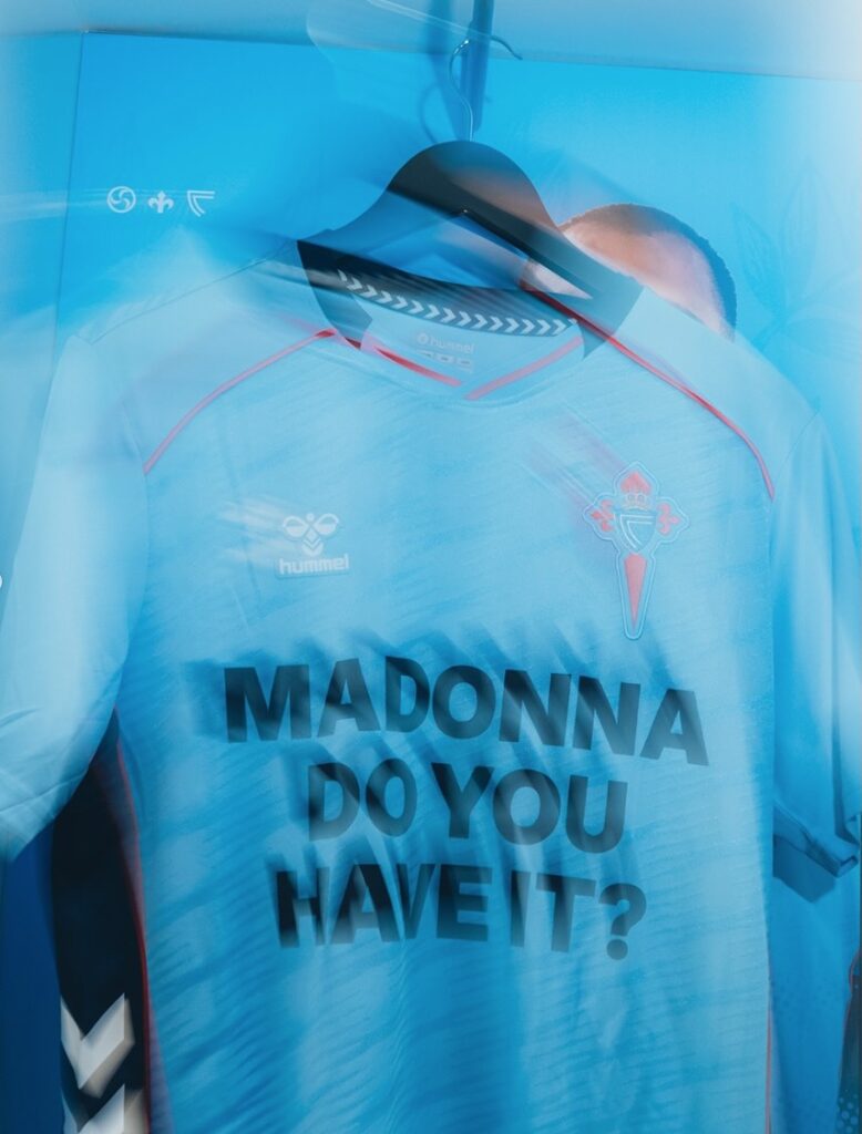 "¿Madonna, la tienes?": la campaña del Celta de Vigo para encontrar la camiseta que la artista usó en 1990 4 madonna celta camisetas partido 2