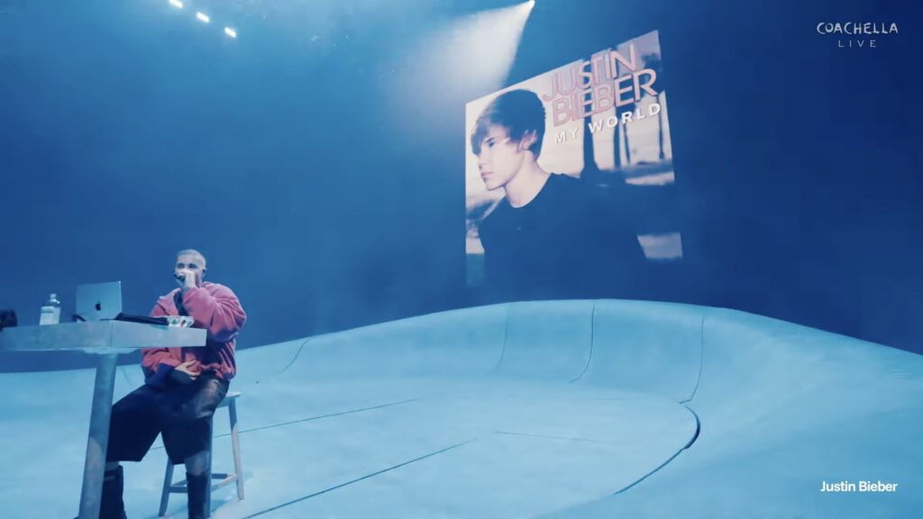 Justin Bieber alcanza el primer puesto en el Global Top Artist de Spotify tras show en Coachella 2 Justin Bieber en Coachella.