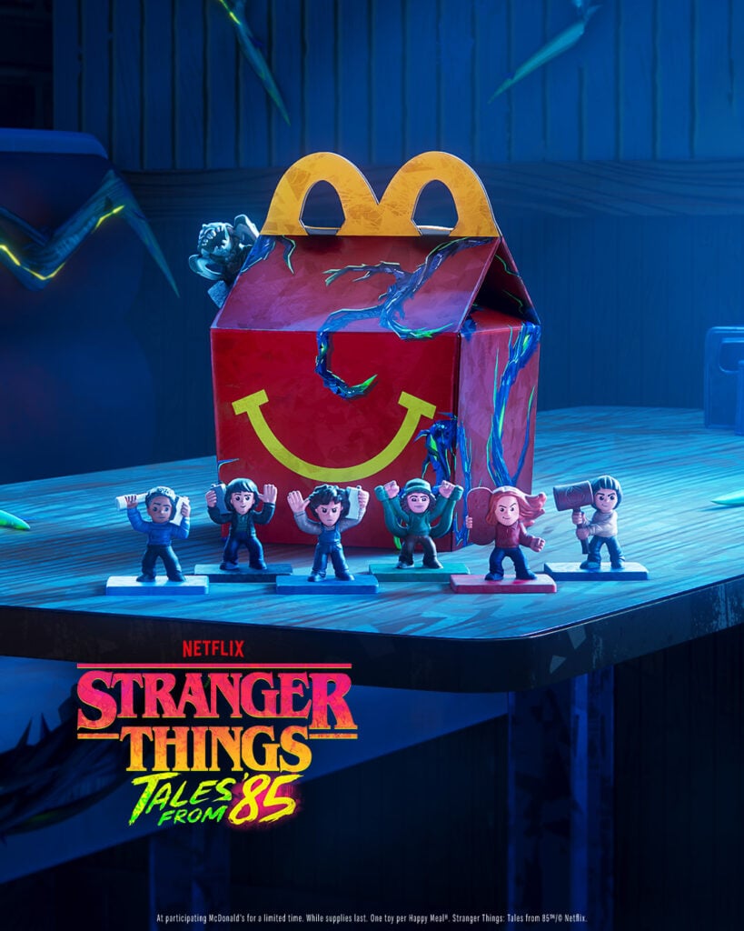 Stranger Things x McDonald's: Cajita Feliz "Relatos del 85" 