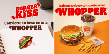 Burger King ofrece un descuento a quienes se atrevan a subir una storie con la marca de un beso 2 Burger King - Día del Beso
