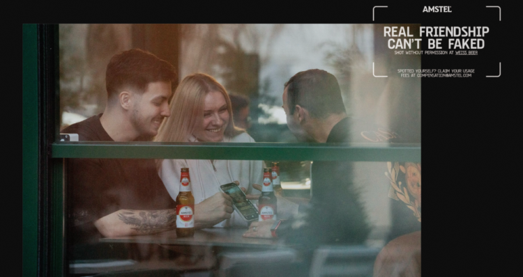 Amstel captura momentos reales de amistad con fotos tomadas sin permiso 1 Amstel captura momentos reales de amistad con fotos tomadas sin permiso