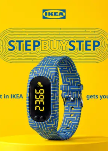 IKEA lanza "Step Buy Step", una activación que premia a quienes caminan por la tienda