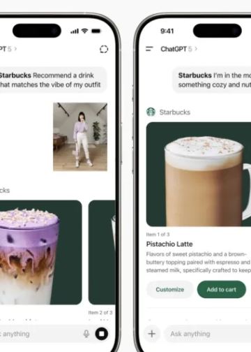 Starbucks integra ChatGPT para recomendar bebidas según el estado de ánimo del usuario