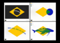 Una campaña reinterpreta la bandera de Brasil para alertar sobre la protección de los océanos
