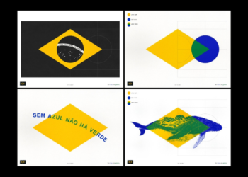 Una campaña reinterpreta la bandera de Brasil para alertar sobre la protección de los océanos
