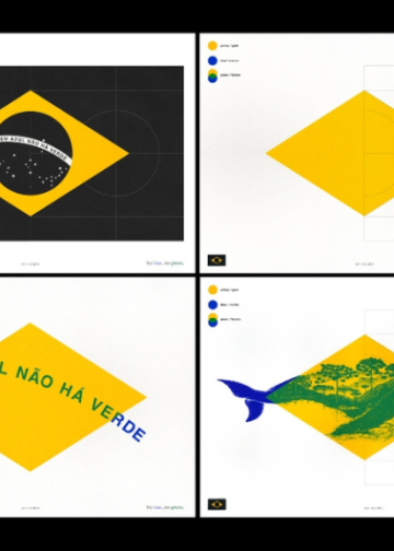 MercadoNegro 37 Una campaña reinterpreta la bandera de Brasil para alertar sobre la protección de los océanos