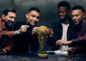 LEGO reúne a Cristiano Ronaldo, Messi, Mbappé y Vinícius en campaña rumbo al Mundial 2026