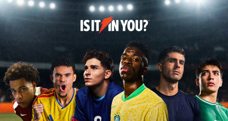 Gatorade relanza "Is It In You" con Vini Jr., Julián Álvarez y más estrellas del fútbol