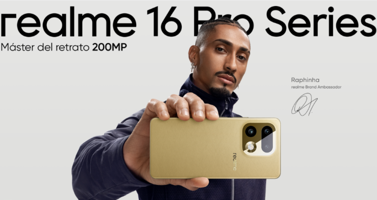 Raphinha se suma a realme como embajador global