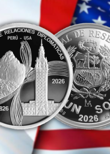 BCRP lanza moneda de S/1 por los 200 años de relaciones entre Perú y EE. UU.