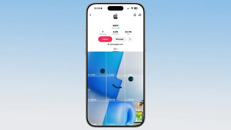 Finder Guy: la nueva mascota de Apple que conquista a la Gen Z en TikTok 2 Así luce el feed de TikTok de Apple con su Finder Guy.
