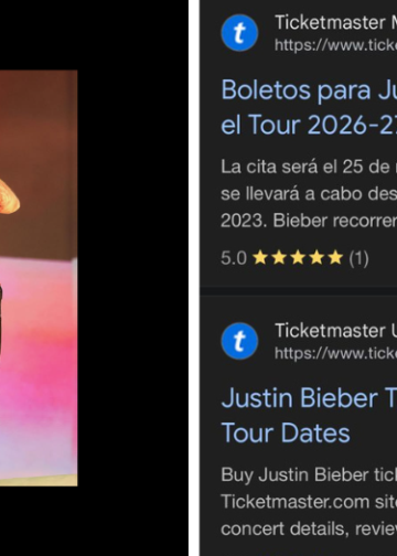 Justin Bieber - Rumores de Gira