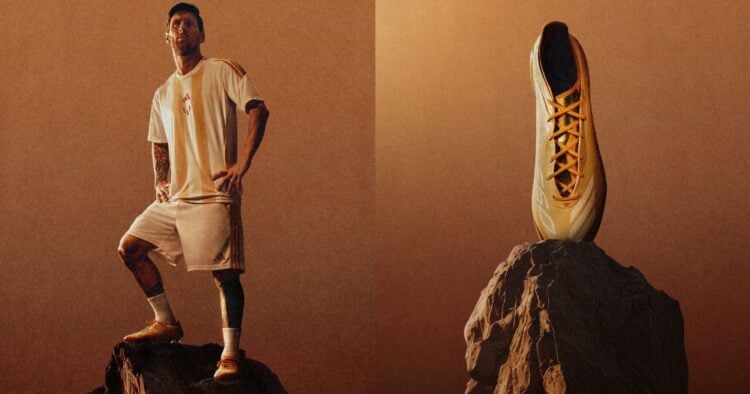 "Hora Dorada": los nuevos botines de adidas inspirados en la camiseta de Messi 1 PORTADA MN 2026 04 15T162034.117