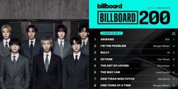 ARIRANG de BTS se convierte en el álbum de K-pop de mayor duración en el Billboard 200 3 PORTADA MN 2026 04 16T151402.355