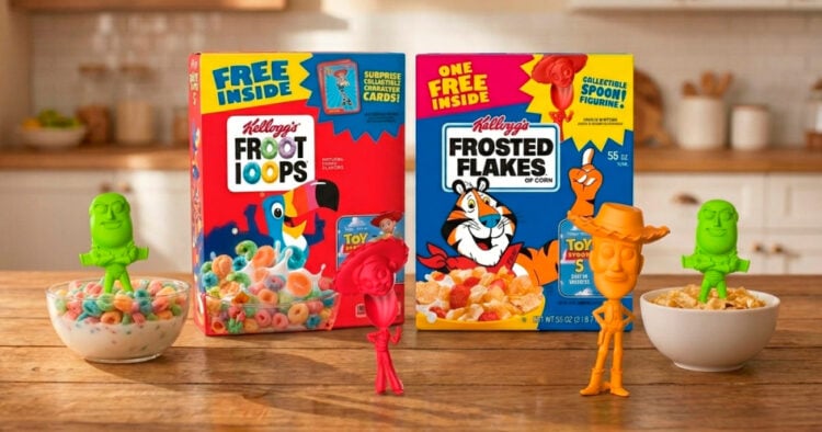 Kellogg's vuelve a incluir juguetes en sus cajas de cereal con una edición especial junto a Toy Story 5