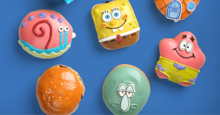 Krispy Kreme lanza colección de Bob Esponja y lleva el universo de Fondo de Bikini al punto de venta
