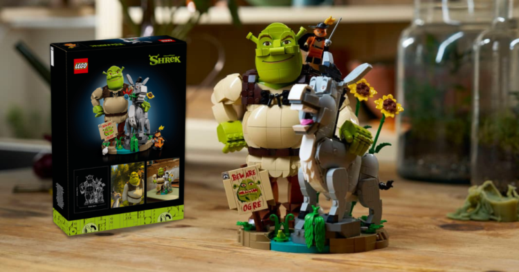 LEGO lanza sets de Shrek con figuras de Burro y Gato con Botas