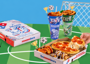 Domino's Pizza lanza vasos de Snoopy inspirados en el Mundial 2026