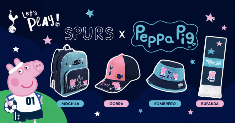 Peppa Pig x Tottenham abre debate entre sus aficionados