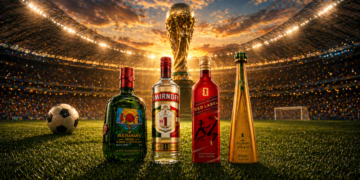 Marcas de destilados diseñan sus botellas con temática del mundial 2026