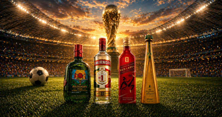 Marcas de destilados diseñan sus botellas con temática del mundial 2026
