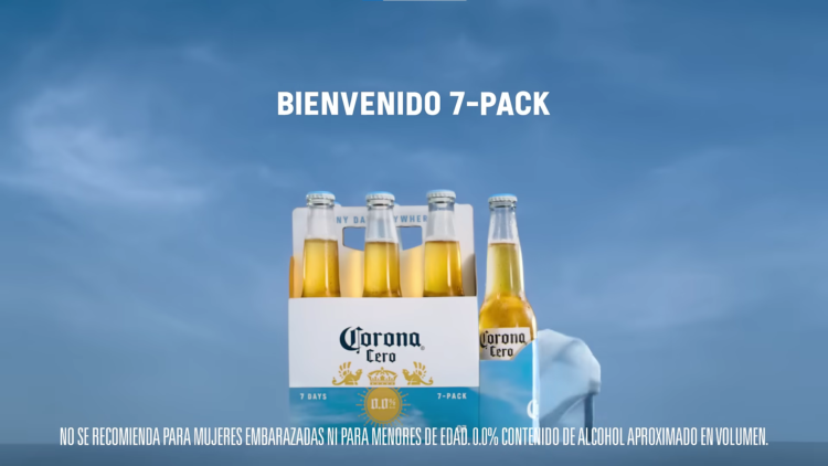 ¿Un seven pack? Este es el insólito formato de empaque que propone Corona 1 7 pack de Corona