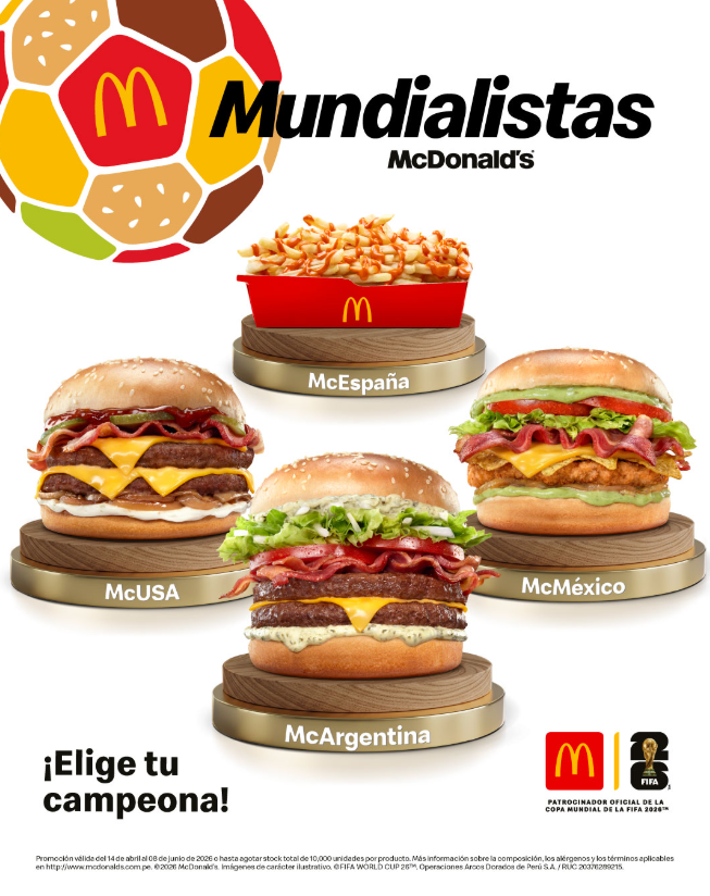 Mundialistas: la nueva línea de McDonald's inspirada en sabores internacionales 2 Las Mundialistas de McDonald's.