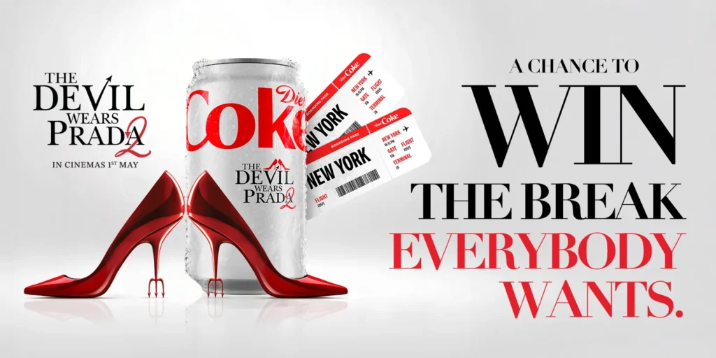 Coca-Cola: paxkaging de Diet Coke inspirado en The Devil Wears Prada 2