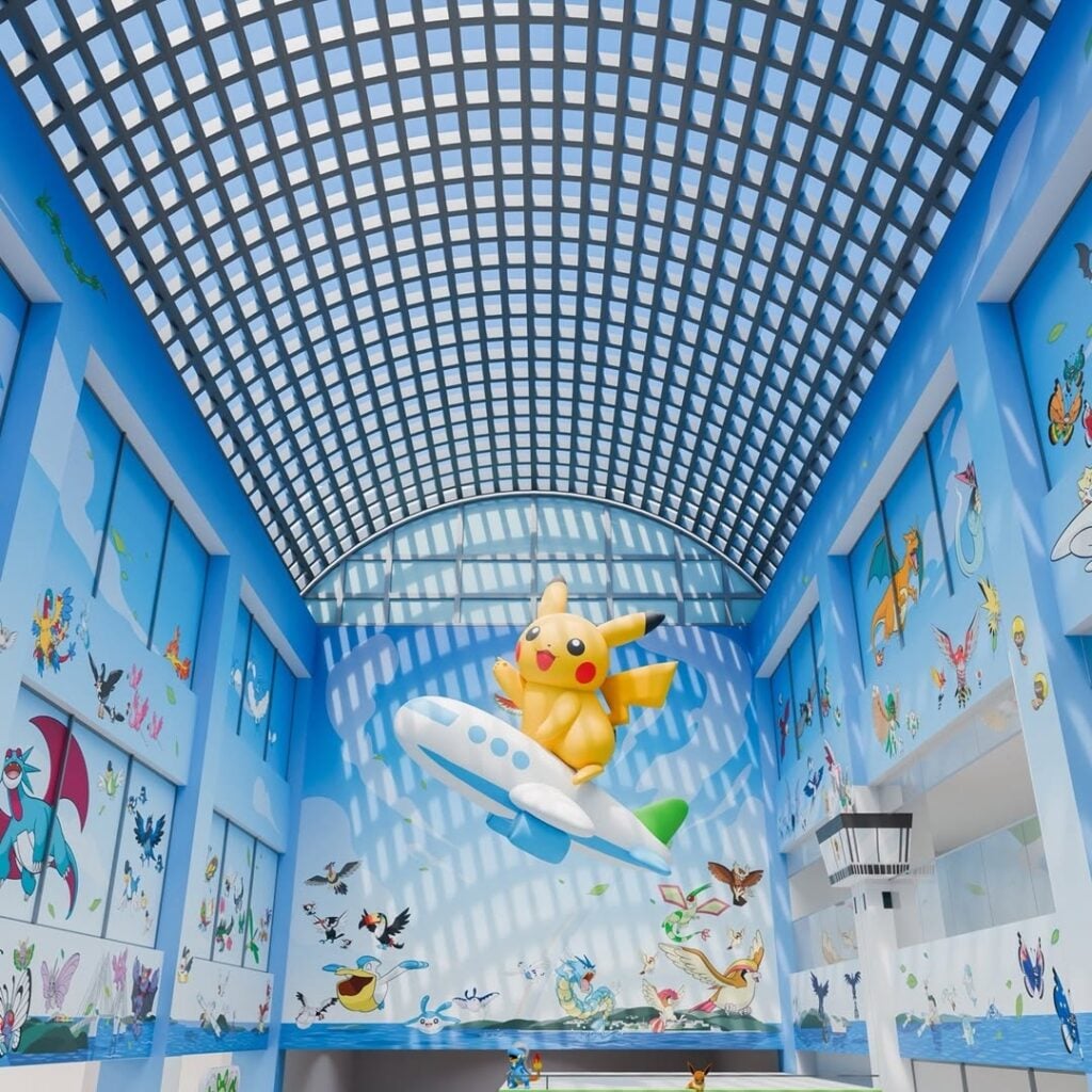 Así luce el primer aeropuerto temático de Pokémon 2026