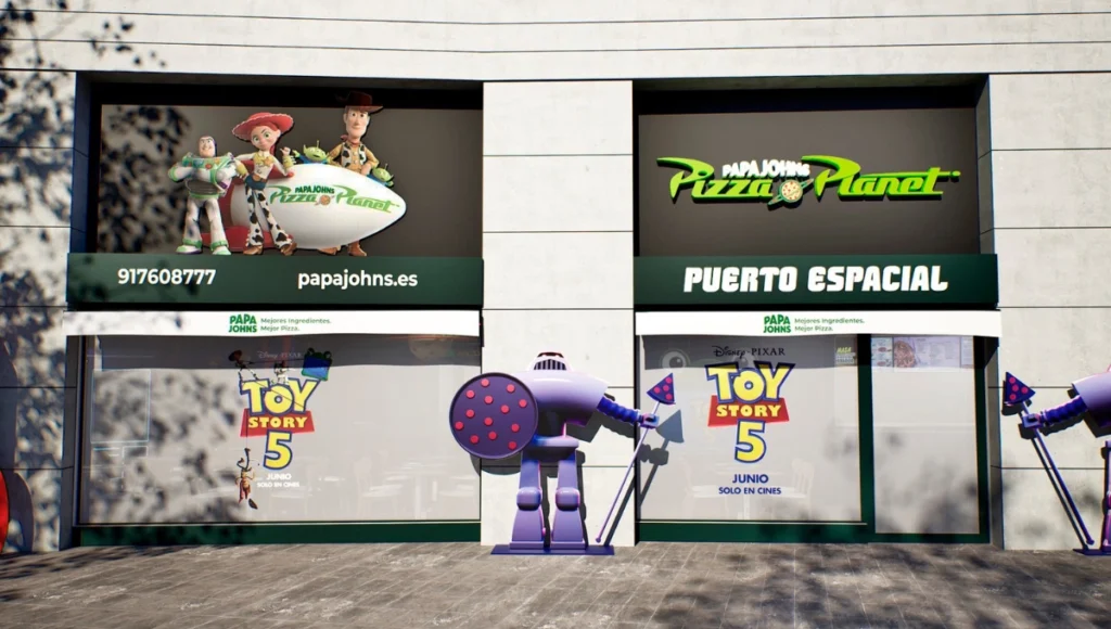 Campaña de marketing de Toy Story 5. 