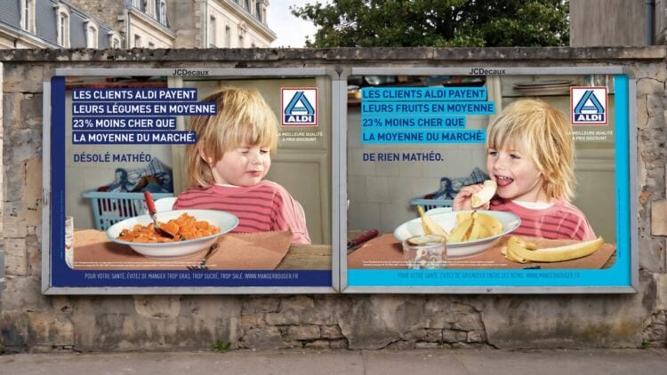 ALDI habla con humor de la relación conflictiva de los niños hacia las verduras