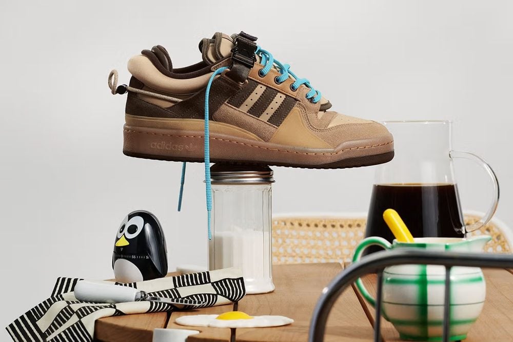 adidas x Bad Bunny: así lucen las Ballerina inspiradas en Puerto Rico y el árbol Flamboyán 5 adidas Forum Buckle Low «The First Café»
