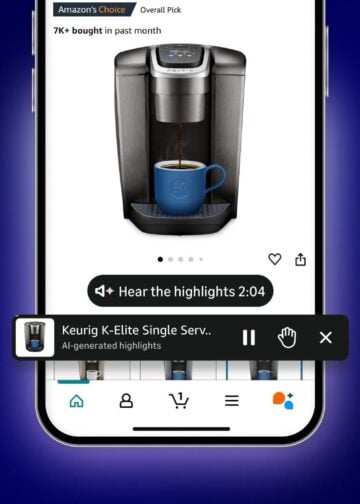 Amazon integra una función con IA que permite escuchar audios con información de los productos en su ecommerce