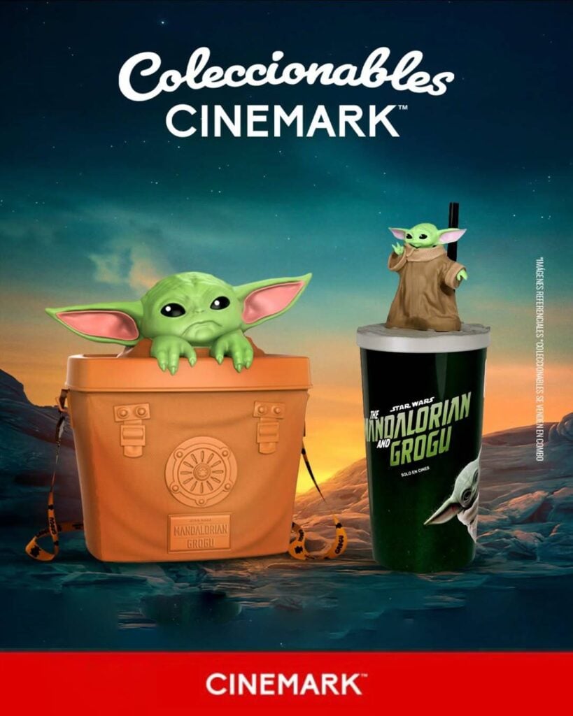 Estos son los coleccionables de "The Mandalorian and Grogu" que llegaron a los cines peruanos 8 CINEMARK PALOMERA Y VASO