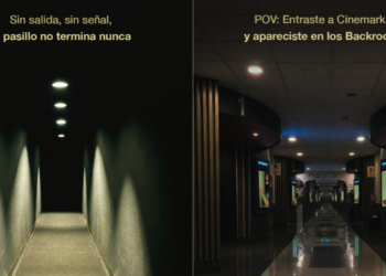 Cinemark convierte sus pasillos vacíos en una experiencia inspirada en “Backrooms”