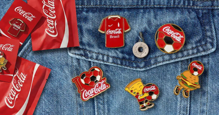 Coca-Cola lanza colección de pines inspirada en la pasión mundialista 1 Coca-Cola Brasil lanza colección de pines