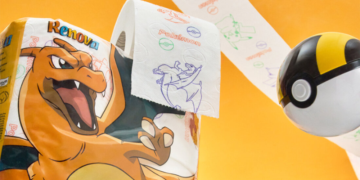 Renova lanza papel higiénico de Pokémon con 79 diseños coleccionables